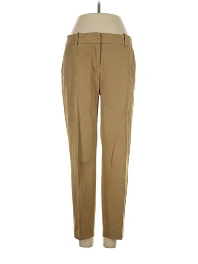Pre-owned Jcrew Khaki Pant In Brown