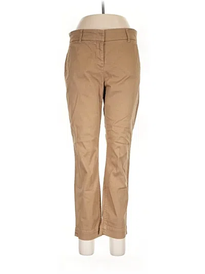 Pre-owned Jcrew Khaki Pant In Brown