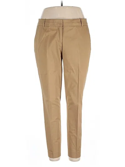 Pre-owned Jcrew Khaki Pant In Brown