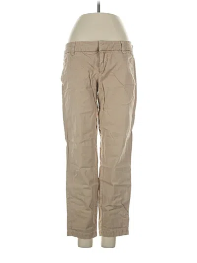 Pre-owned Jcrew Khaki Pant In Brown