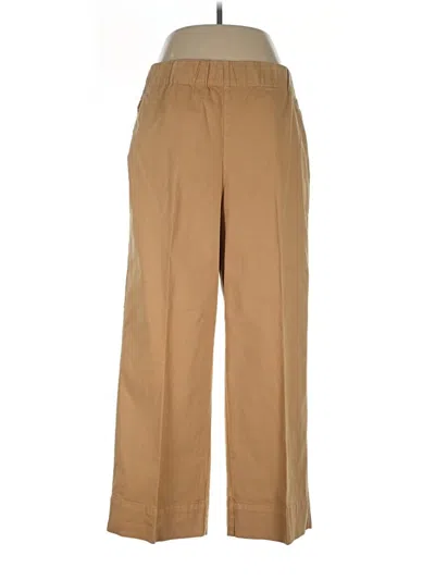 Pre-owned Jcrew Khaki Pant In Brown