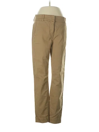 Pre-owned Jcrew Khaki Pant In Brown