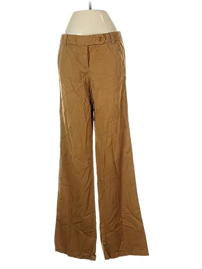 Pre-owned Jcrew Khaki Pant In Gold