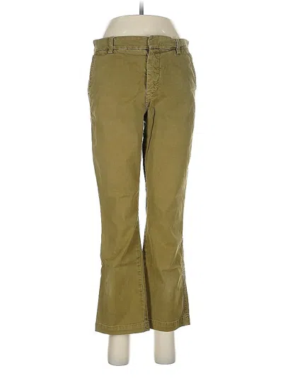 Pre-owned Jcrew Khaki Pant In Green
