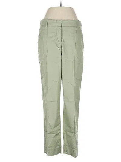 Pre-owned Jcrew Khaki Pant In Green