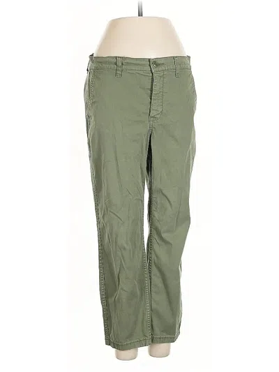 Pre-owned Jcrew Khaki Pant In Green