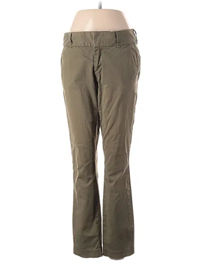 Pre-owned Jcrew Khaki Pant In Green
