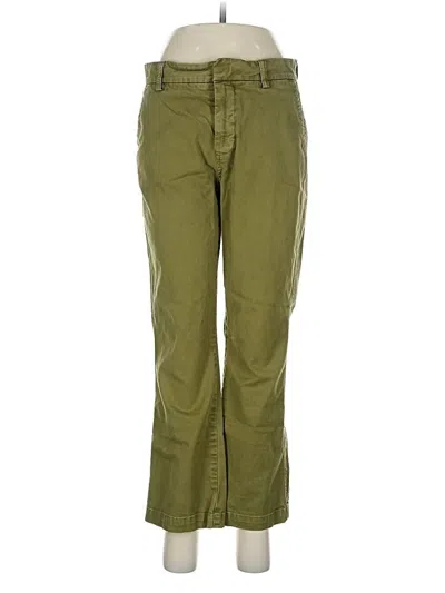 Pre-owned Jcrew Khaki Pant In Green