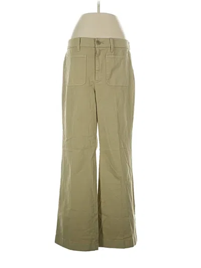Pre-owned Jcrew Khaki Pant In Green