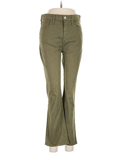 Pre-owned Jcrew Khaki Pant In Green