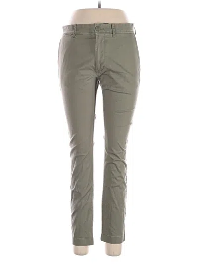 Pre-owned Jcrew Khaki Pant In Green