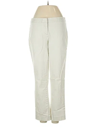 Pre-owned Jcrew Khaki Pant In Ivory