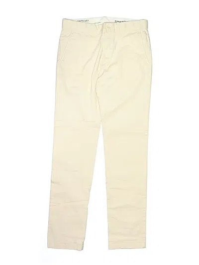 Pre-owned Jcrew Kids' Khaki Pant In Ivory