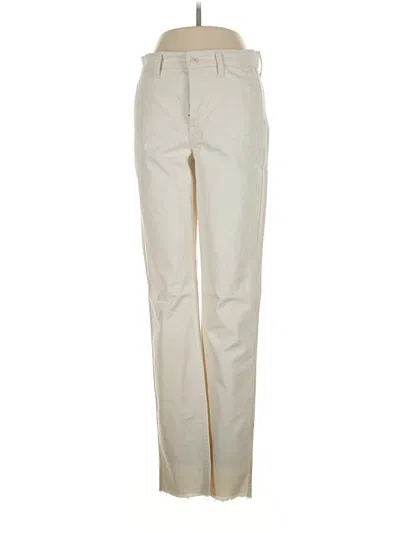 Pre-owned Jcrew Khaki Pant In Ivory