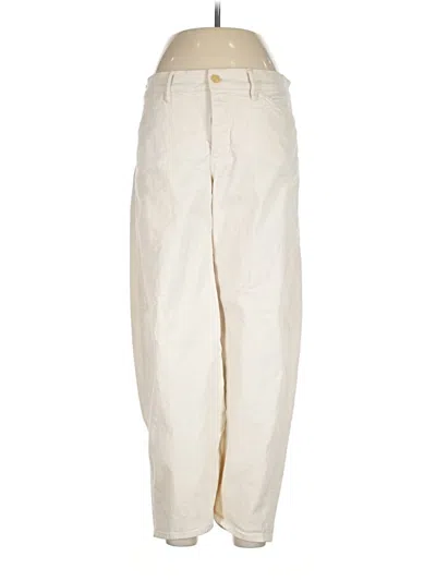 Pre-owned Jcrew Khaki Pant In Ivory