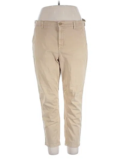 Pre-owned Jcrew Khaki Pant In Tan