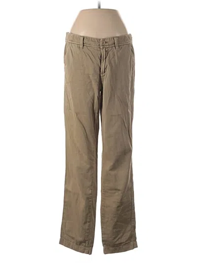 Pre-owned Jcrew Khaki Pant In Tan