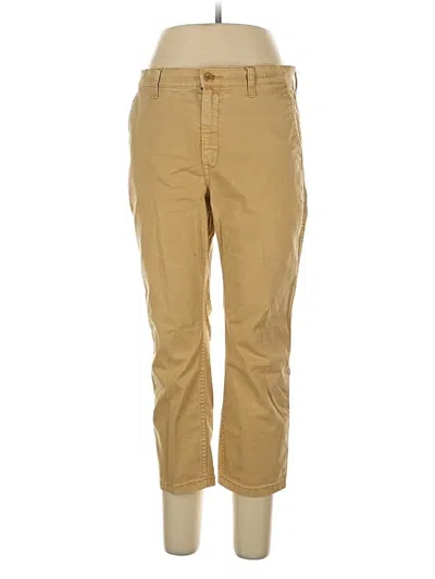 Pre-owned Jcrew Khaki Pant In Tan