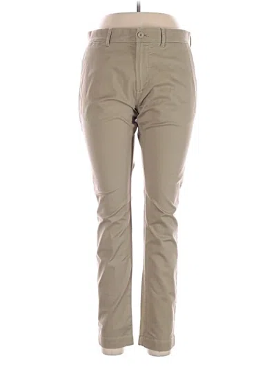 Pre-owned Jcrew Khaki Pant In Tan