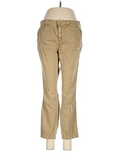 Pre-owned Jcrew Khaki Pant In Tan