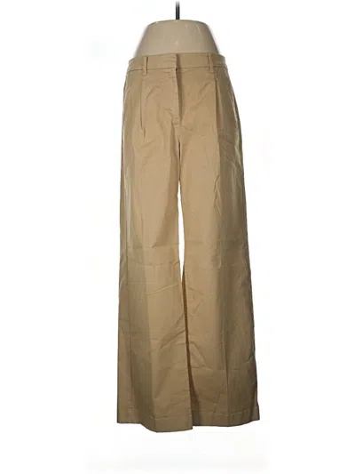 Pre-owned Jcrew Khaki Pant In Tan