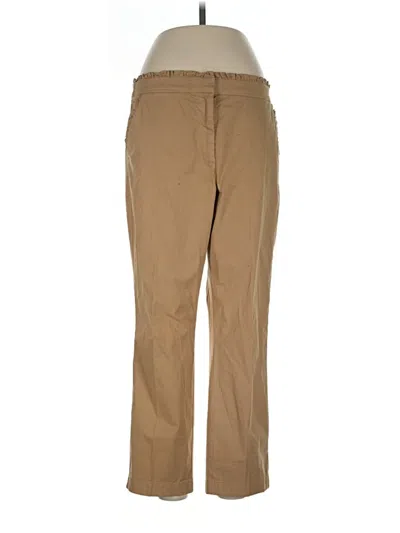 Pre-owned Jcrew Khaki Pant In Tan