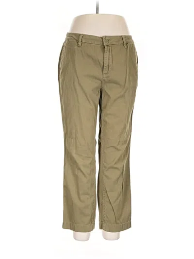 Pre-owned Jcrew Khaki Pant In Tan