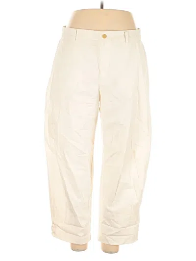 Pre-owned Jcrew Khaki Pant In White