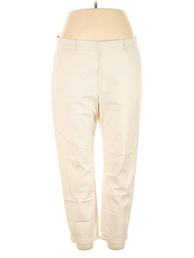 Pre-owned Jcrew Khaki Pant In White
