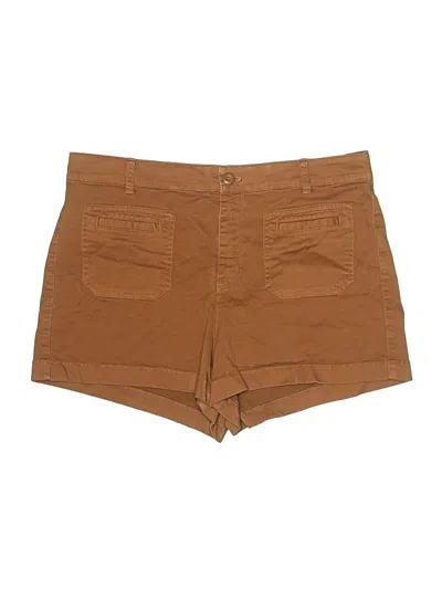 Pre-owned Jcrew Khaki Shorts In Brown