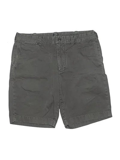 Pre-owned Jcrew Khaki Shorts In Gray