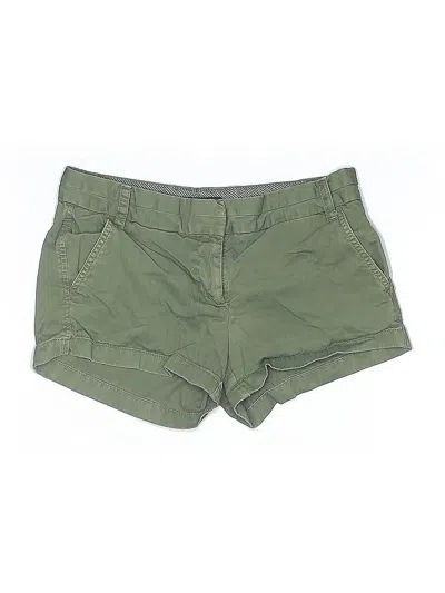 Pre-owned Jcrew Khaki Shorts In Green