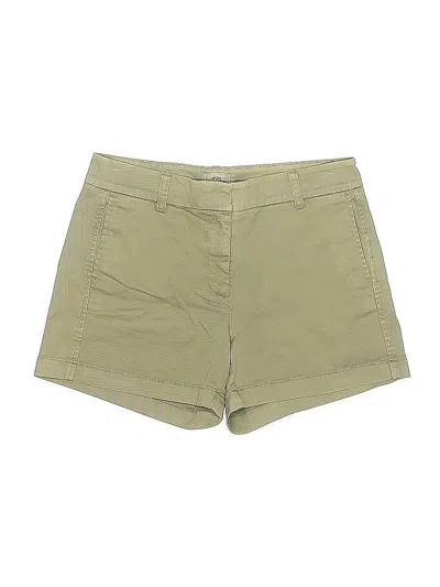 Pre-owned Jcrew Khaki Shorts In Green