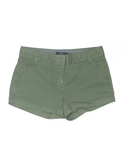 Pre-owned Jcrew Khaki Shorts In Green
