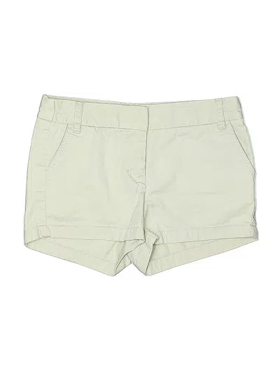 Pre-owned Jcrew Khaki Shorts In Green