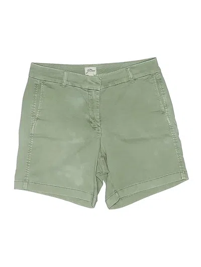 Pre-owned Jcrew Khaki Shorts In Green