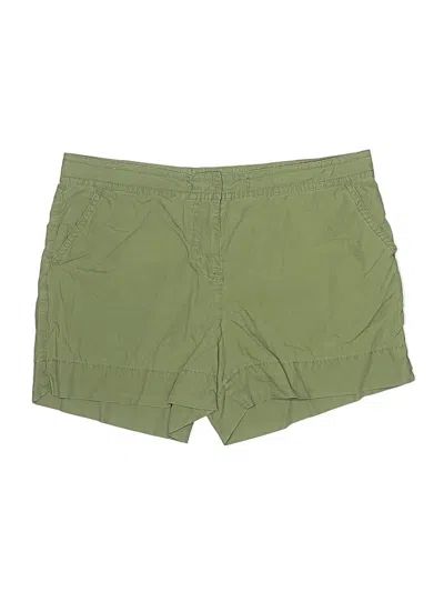 Pre-owned Jcrew Khaki Shorts In Green
