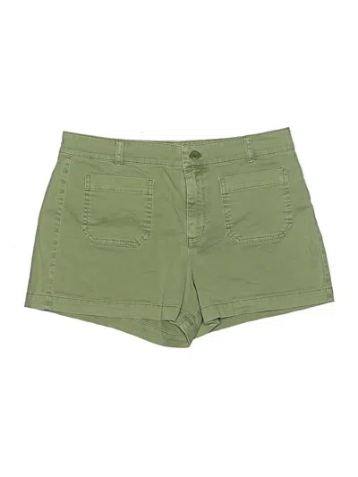 Pre-owned Jcrew Khaki Shorts In Green
