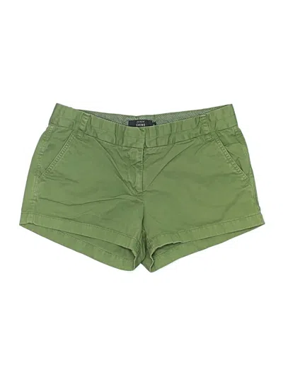 Pre-owned Jcrew Khaki Shorts In Green