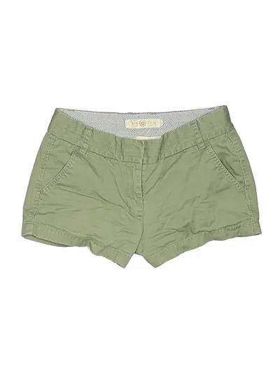 Pre-owned Jcrew Khaki Shorts In Green