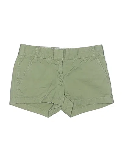 Pre-owned Jcrew Khaki Shorts In Green