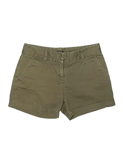 Pre-owned Jcrew Khaki Shorts In Green