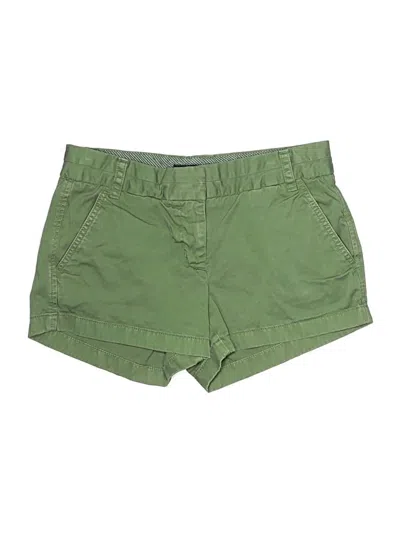 Pre-owned Jcrew Khaki Shorts In Green