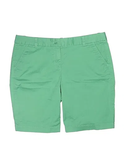 Pre-owned Jcrew Khaki Shorts In Green