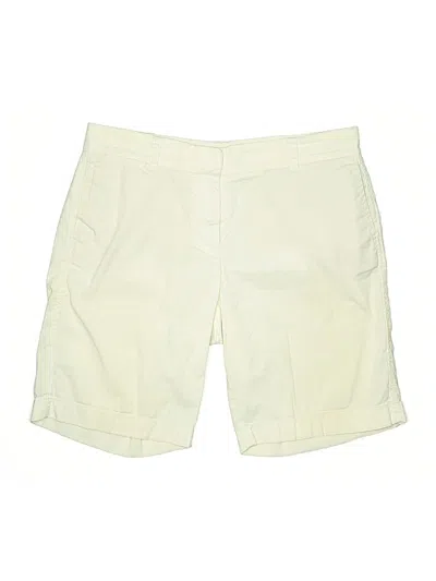 Pre-owned Jcrew Khaki Shorts In Ivory