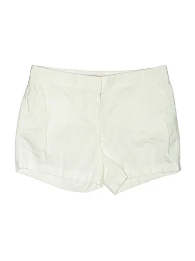 Pre-owned Jcrew Khaki Shorts In Ivory