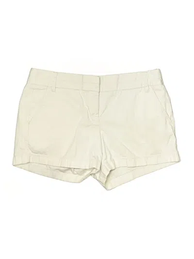 Pre-owned Jcrew Khaki Shorts In Ivory
