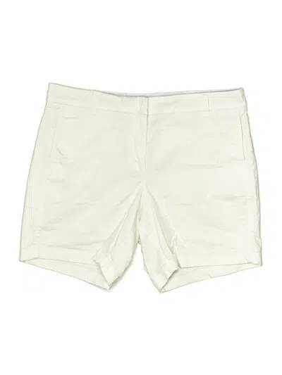 Pre-owned Jcrew Khaki Shorts In Ivory