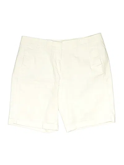 Pre-owned Jcrew Khaki Shorts In Ivory