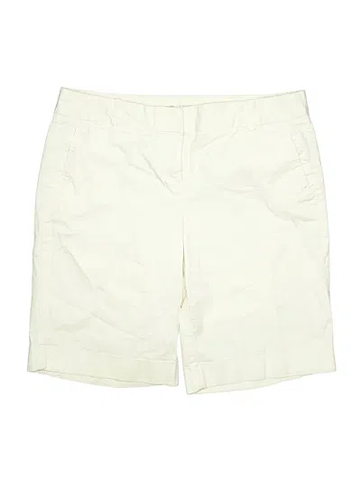 Pre-owned Jcrew Khaki Shorts In Ivory